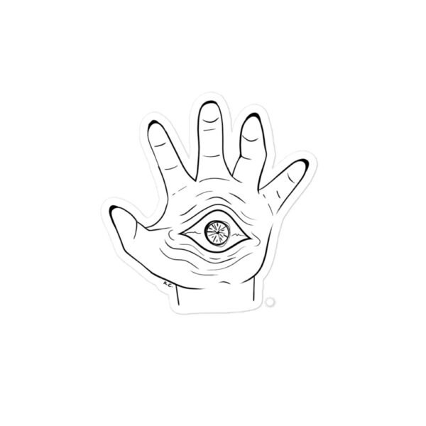 Hand Logo Sticker