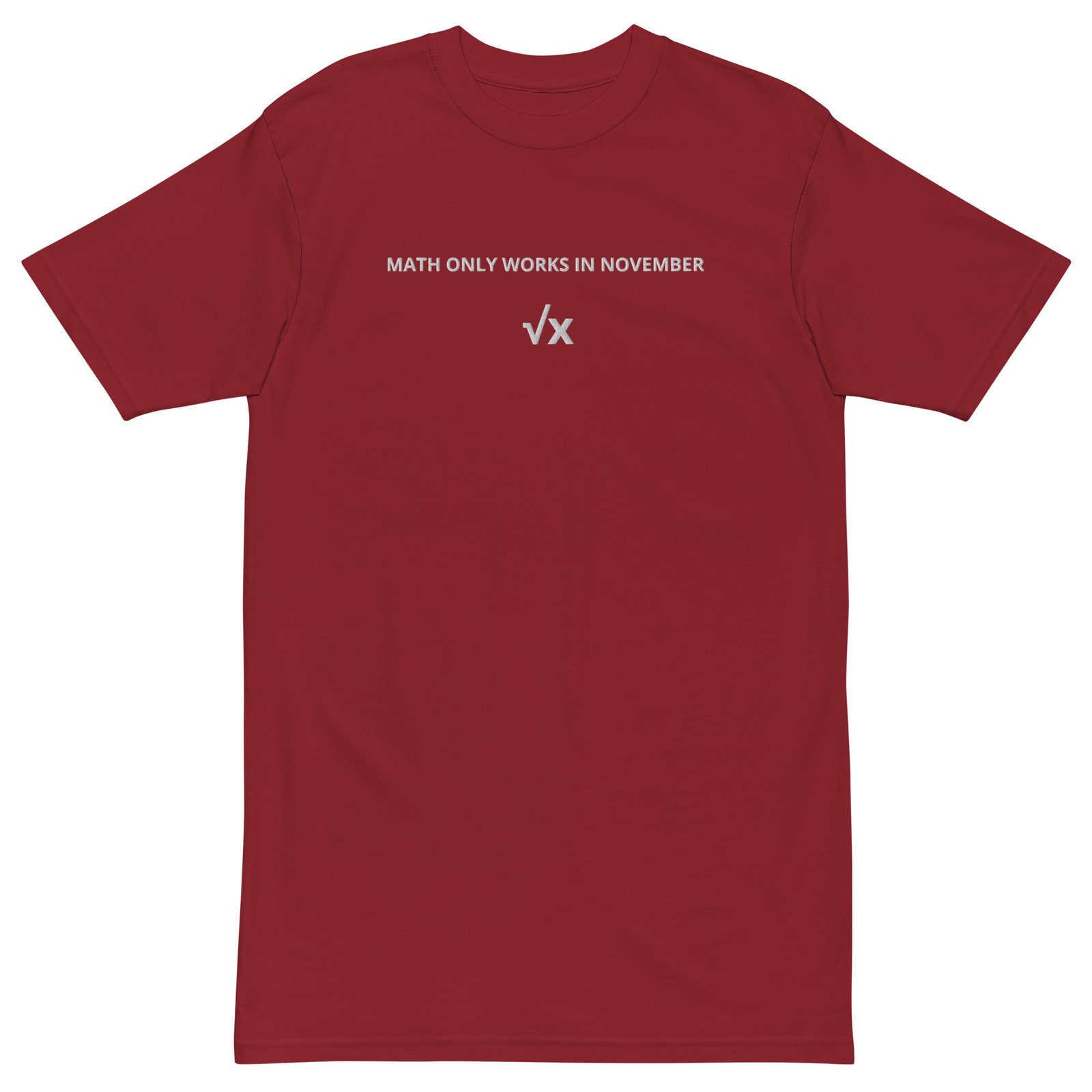 Math Only Works In Nov Tee - Image 3